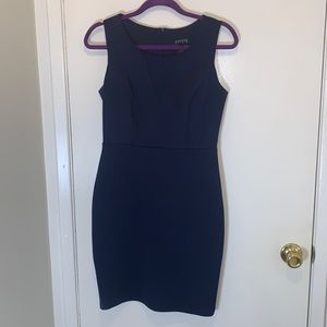 Navy blue bodycon dress
